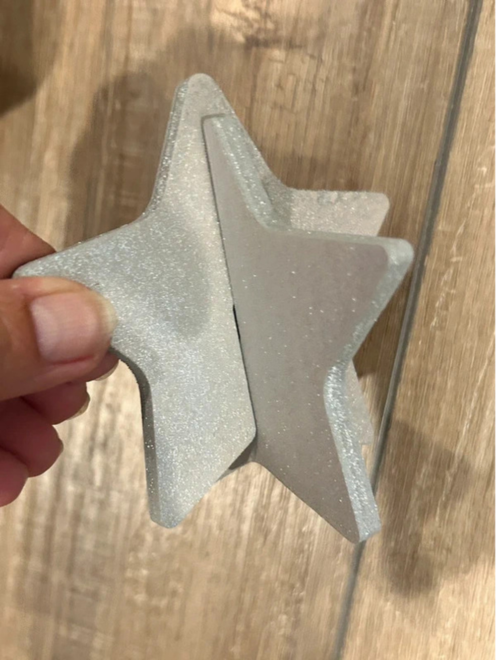 Longaberger 3D Woodcrafts star silver